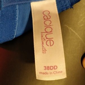 Cacique Intimates & Sleepwear - Cacique Blue and Green Balconette Bra 38dd Cacique Intimates & Sleepwear - Cacique Blue and Green Balconette Bra 38dd